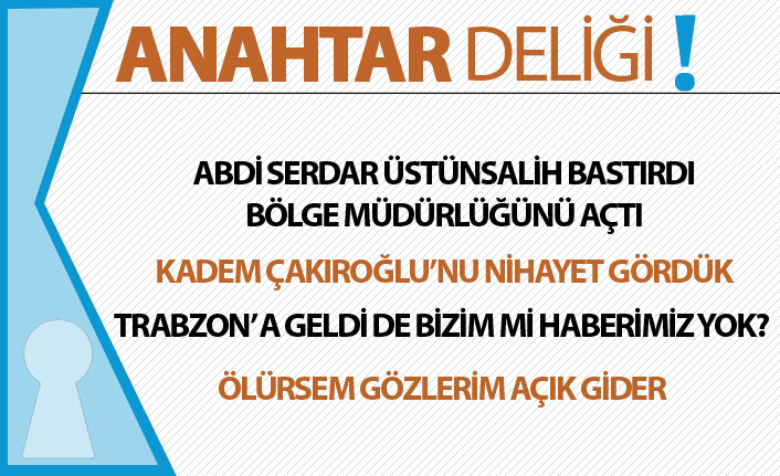 Anahtar Deliği 14.05.2019