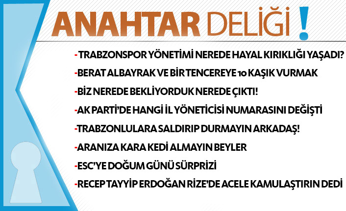 Anahtar Deliği 15.05.2019