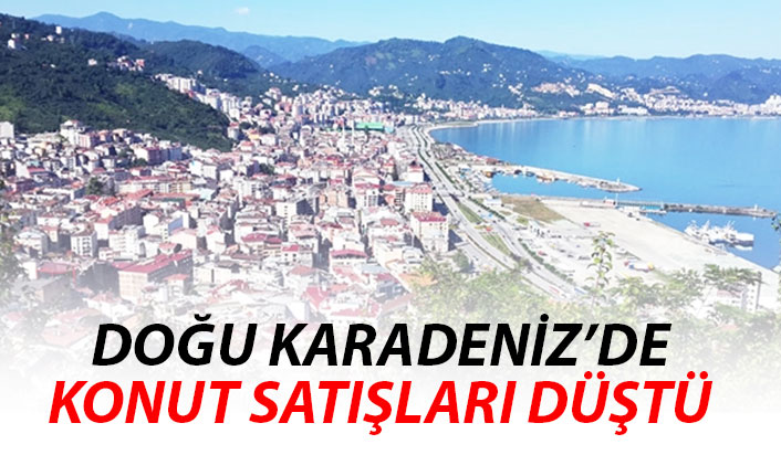 Doğu Karadeniz’de konut satışları yüzde 19 düştü