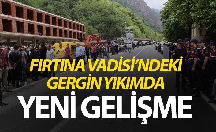 Gergin başlayan Fırtına Vadisi'ndeki yıkımlara 'tebligat' engeli