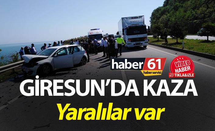 Giresun'da kaza - Yaralılar var