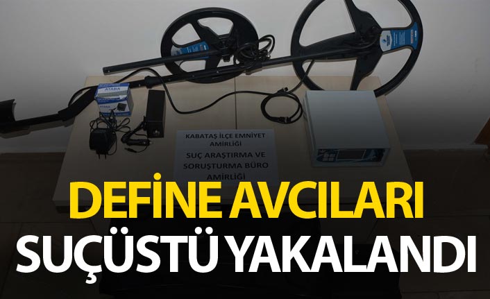 Define avcıları suçüstü yakalandı