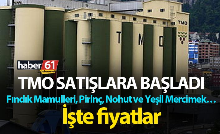 TMO satışlara başladı - Fındık Mamulleri, Pirinç, Nohut ve Yeşil Mercimek…