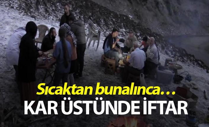 Kar üstünde iftar