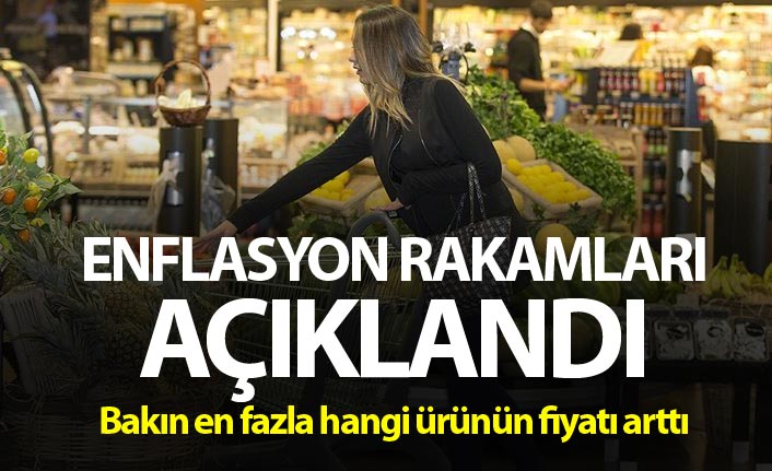 Mayıs ayı enflasyon rakamı açıklandı