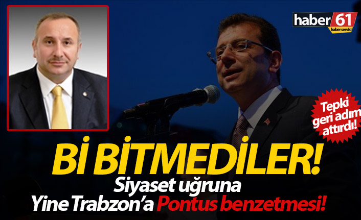 Bir bitmediler! Siyaset uğruna Trabzon'a yine Pontus benzetmesi...