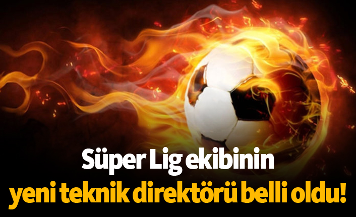 Süper Lig ekibinin yeni teknik direktörü belli oldu!