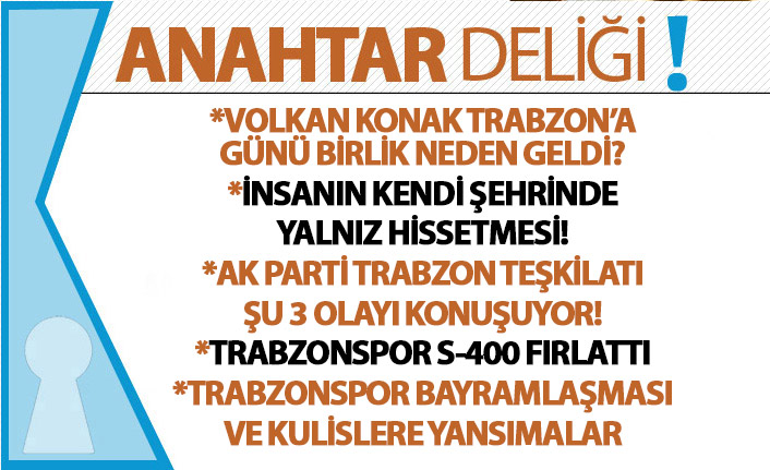 Anahtar Deliği 08.06.2019