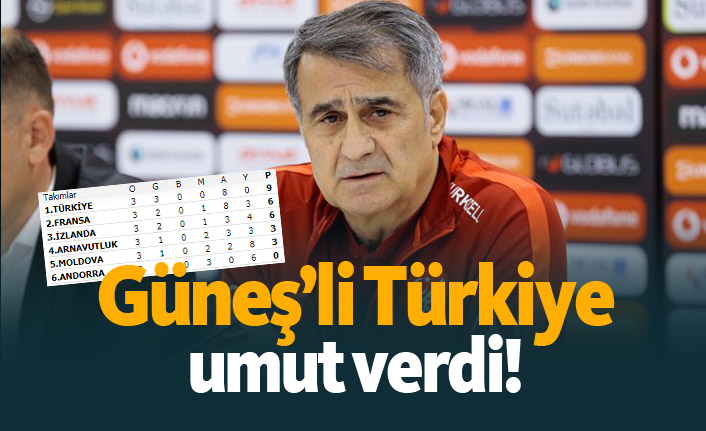 Güneş'li Türkiye umut verdi!