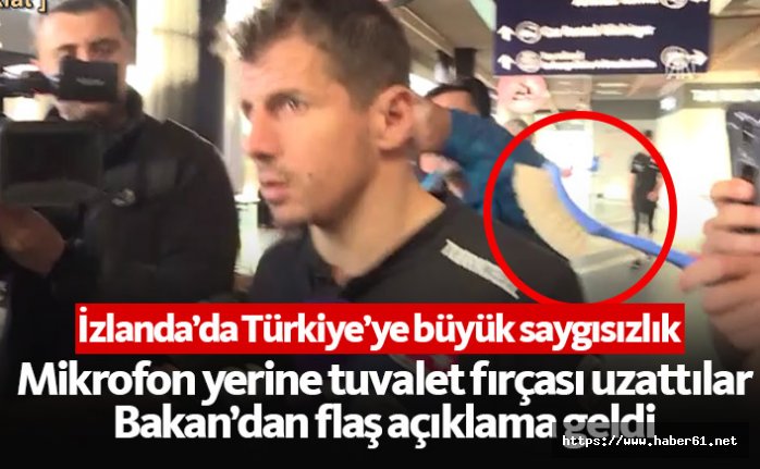 Türkiye'ye büyük terbiyesizlik! Mikrofon yerine tuvalet fırçası uzattılar