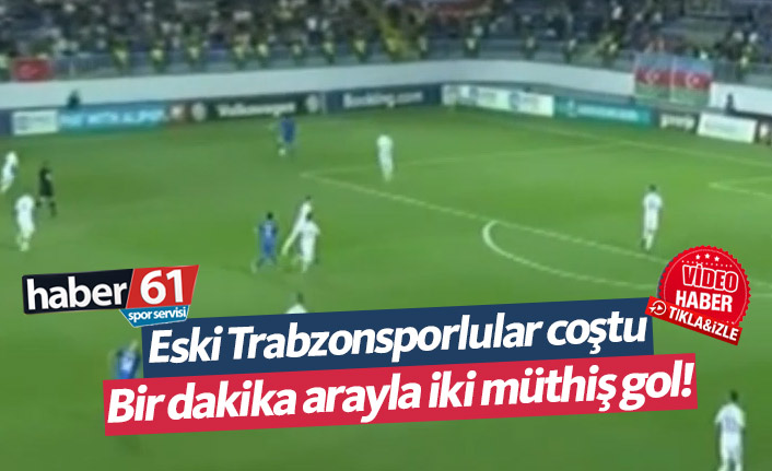 Eski Trabzonsporlular şov yaptı