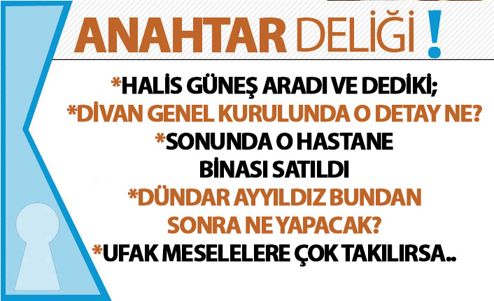 Anahtar Deliği 13.06.2019