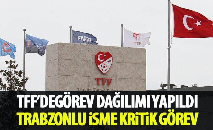 TFF'de görev dağılımı yapıldı! Trabzonlu isme kritik görev!