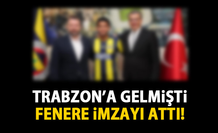 Trabzonspor ile anlaşamadı Fenerbahçe'ye imza attı!