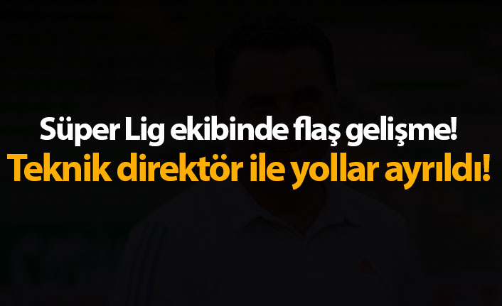 Süper Lig ekibinde flaş gelişme! Teknik direktör ile yollar ayrıldı!