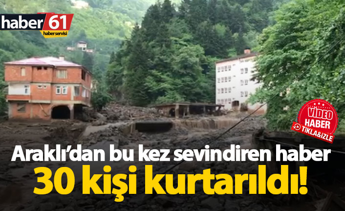 Araklı'dan son dakika haberi: Bu kez sevindirici haber geldi!