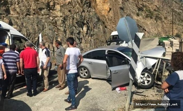 Artvin’de trafik kazası! Yaralılar var!