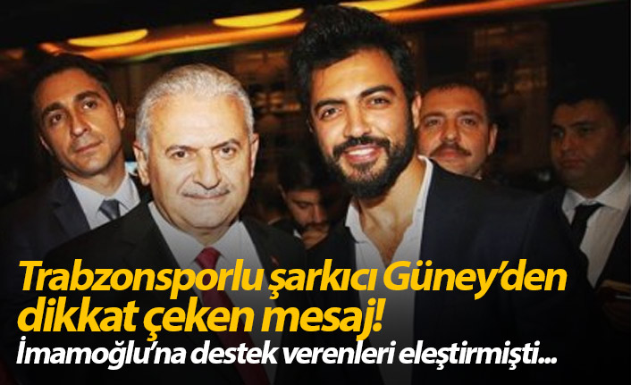 Yusuf Güney'den Binali Yıldırım mesajı