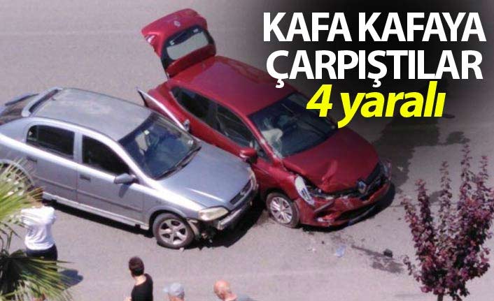 Kafa kafaya çarpıştılar! Yaralılar var!