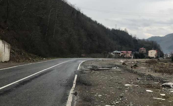 Giresun - Dereli yolunda çalışma