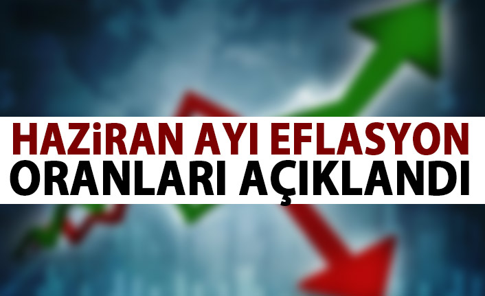 Haziran ayı enflasyon rakamı açıklandı