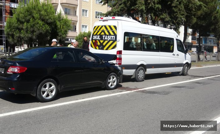 Kaza yapmamak için fren yapınca zincileme kaza