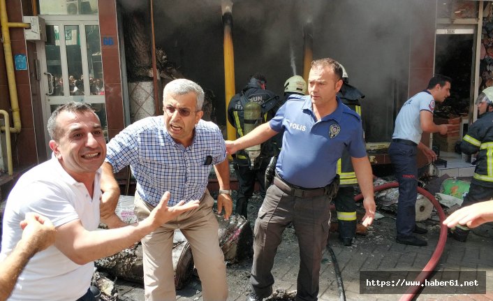 Samsun'da yangın paniği