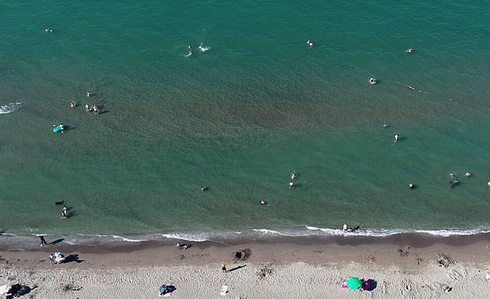 Samsun'da deniz suyu sıcaklığı Karadeniz'in üzerinde