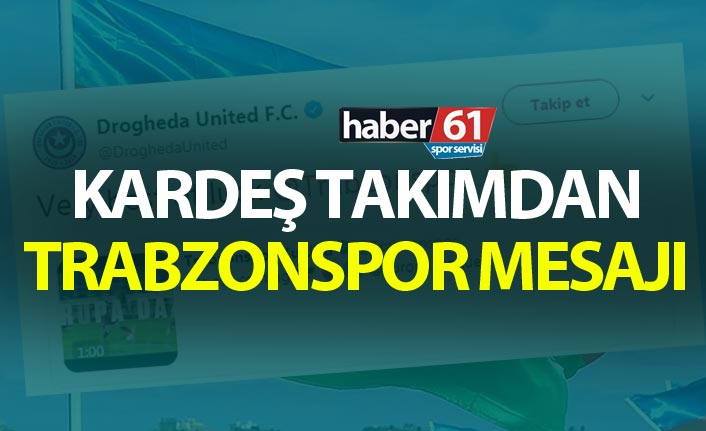 Kardeş Takımdan Trabzonspor mesajı