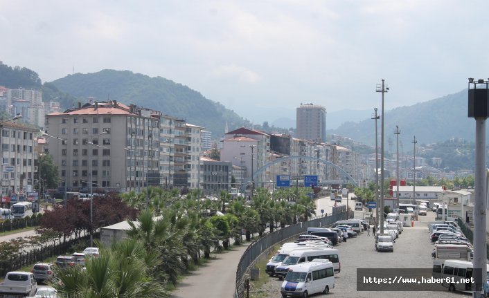 Giresun'da 23 katlı bina tepkisi