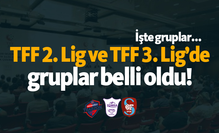 TFF 2. Lig ve TFF 3. Lig'de fikstür çekildi!