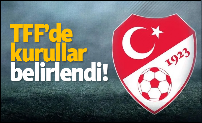 TFF'de kurullar belirlendi!