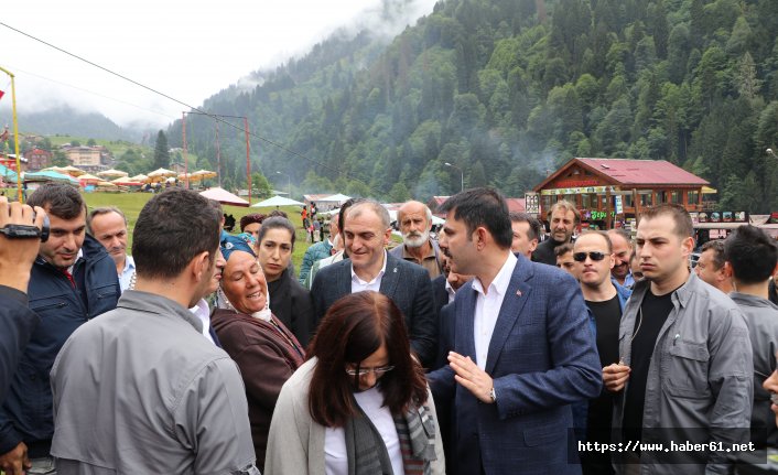 Bakan Kurum Ayder'de o soruna dikkat çekti!