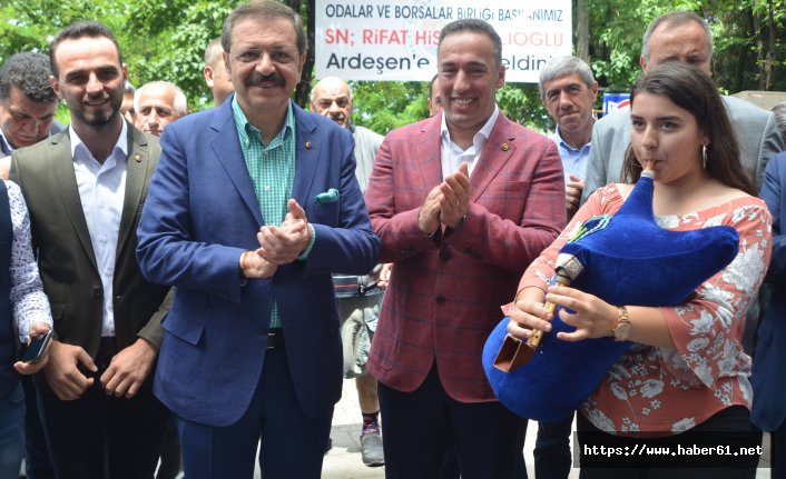 TOBB Başkanı Rize'de