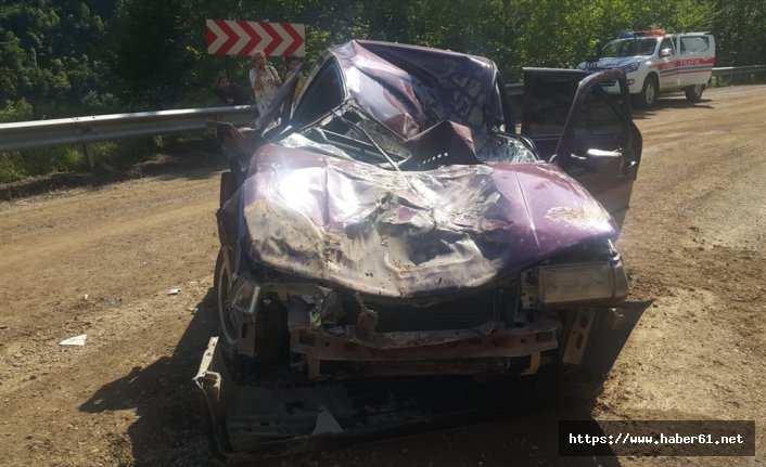 Giresun'da trafik kazası