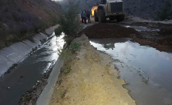 Maden atık suyunun dereye karışması olayında yeni gelişme