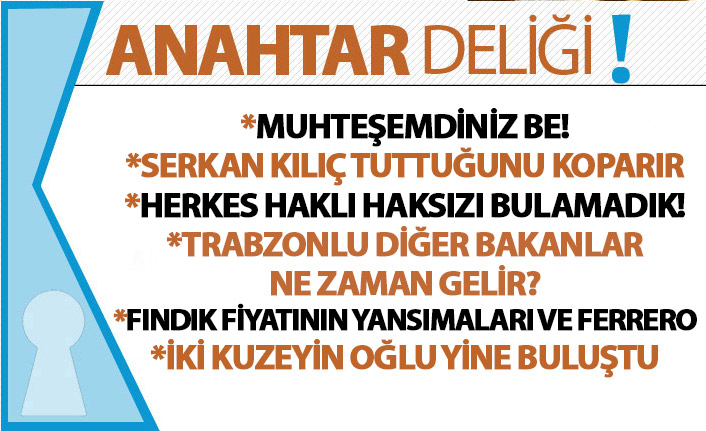 Anahtar Deliği 29.07.2017