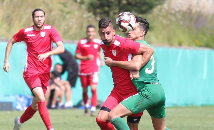 Samsunspor hazırlık maçında rahat kazandı