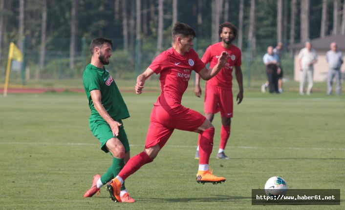 Rizespor hazırlık maçından berabere kaldı