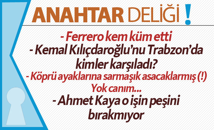 Anahtar Deliği - 02.08.2019