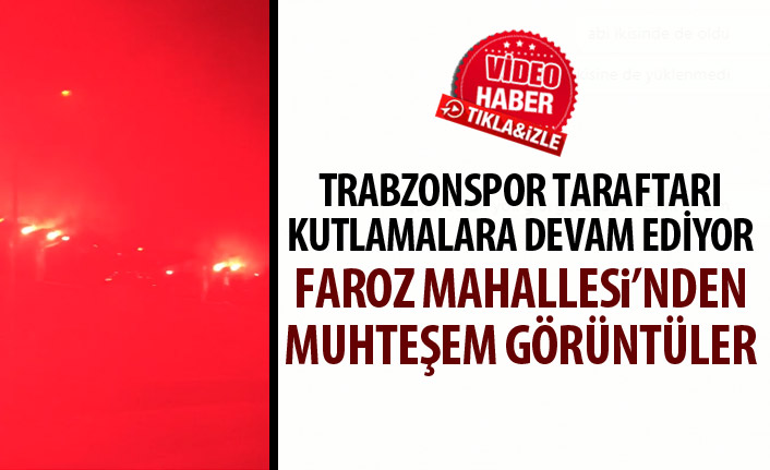 Meşale şov Faroz'da devam etti! Trabzon'da muhteşem görüntüler!