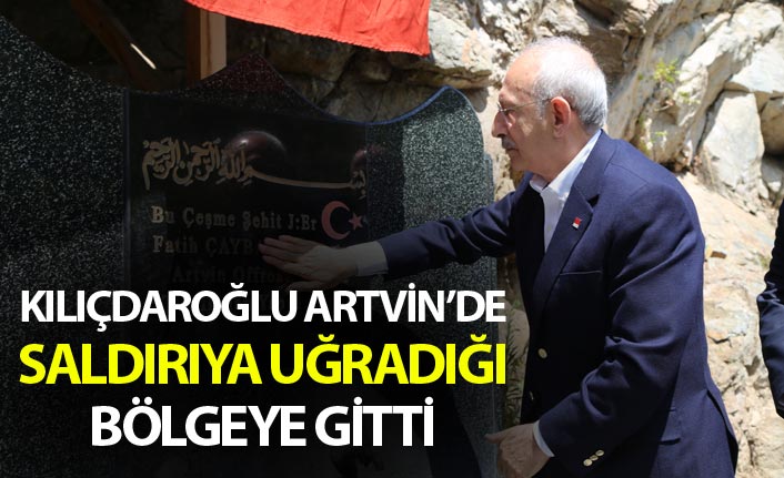 Kılıçdaroğlu saldırıya uğradığı bölgeye gitti