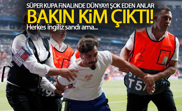 Süper Kupa Finalinde dünyayı şok eden anlar! Sahaya giren bakın kim çıktı!