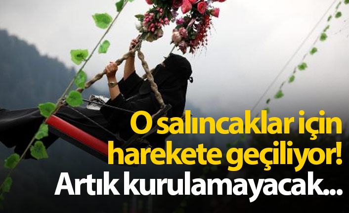 Salıncak furyası için harekete geçiliyor