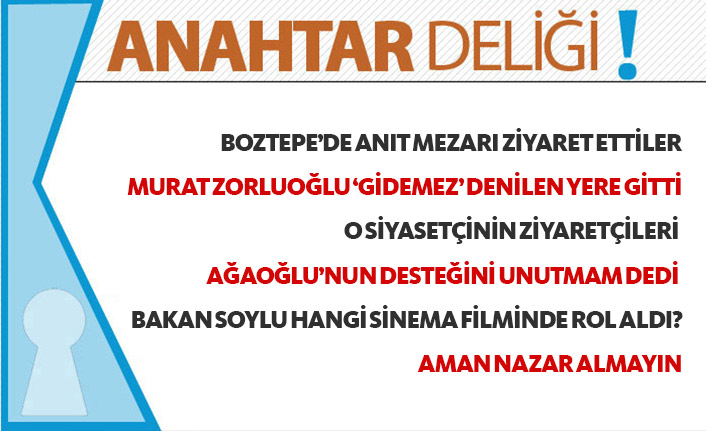 Anahtar Deliği 17.08.2019