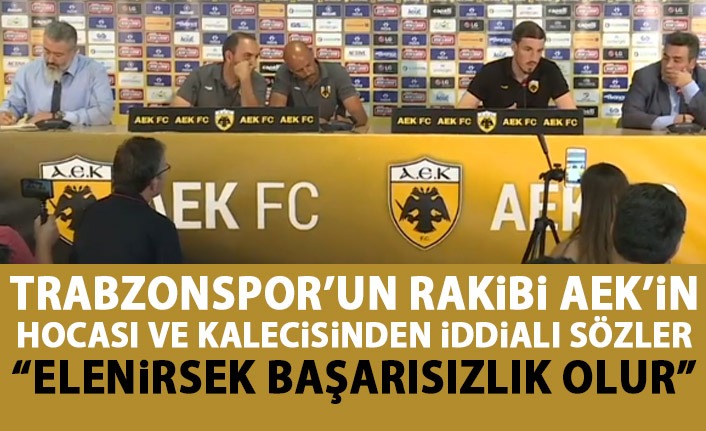 AEK Teknik Direktörü Miguel Cardoso: "Kazanmaya odaklanmalıyız"