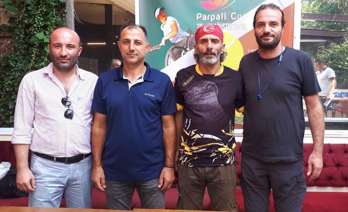 Trabzon'da Uluslararası Tekerlekli Sandalye Tenis Turnuvası