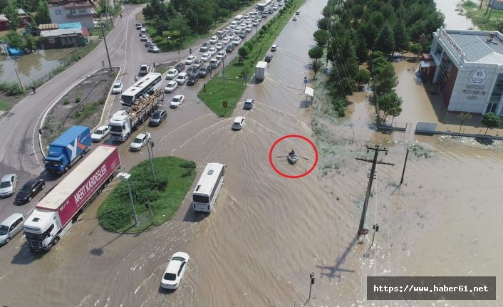 Karadeniz Sahil Yolu’nda kürek çektiler