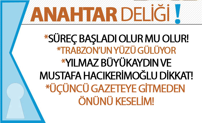 Anahtar Deliği 29.08.2019