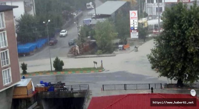 Artvin'de dere taştı